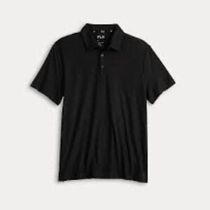 FLX Men's luxury soft wander Black Polo Shirt size XL tall